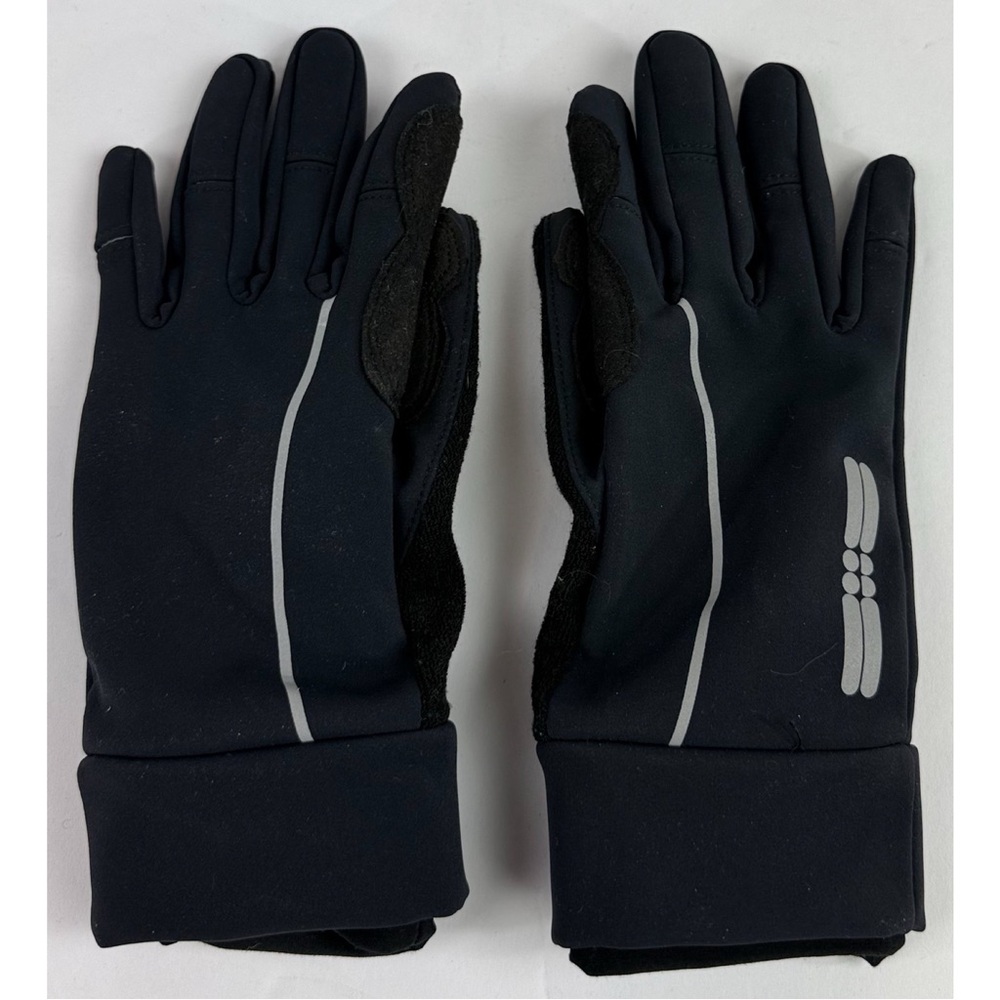 SWEATY BETTY Women's Black Lightweight Running Gloves Size, size Small
